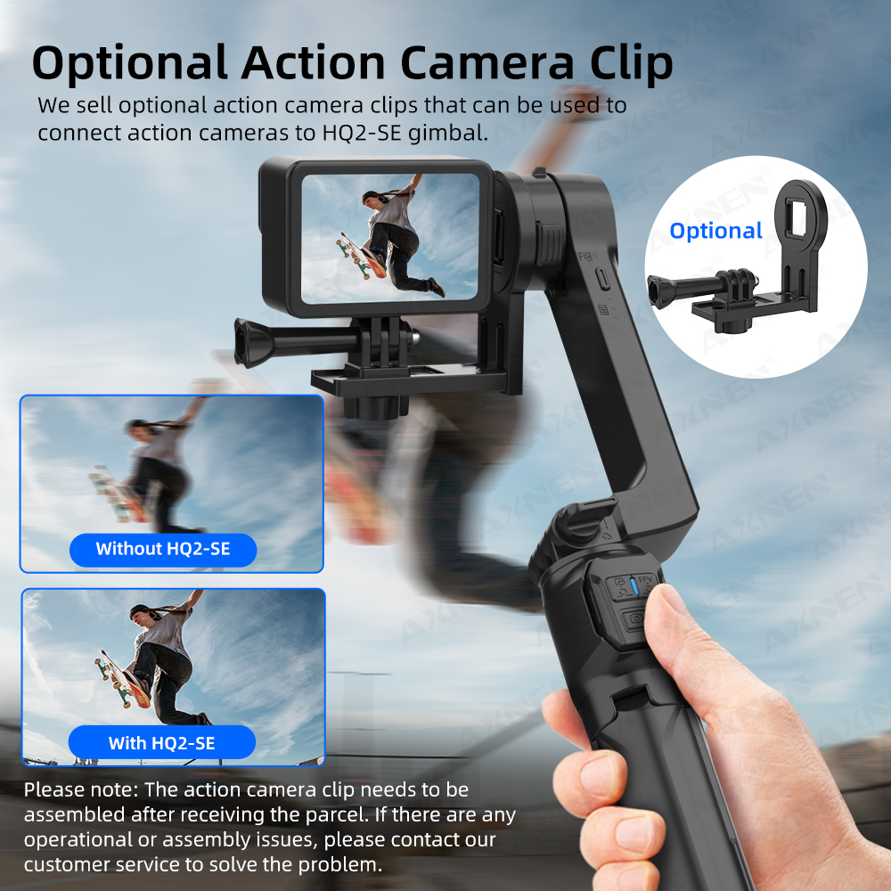 AXNEN HQ2-SE Smartphone Gimbal - Drone Gimbal For Gopro 评论和价格