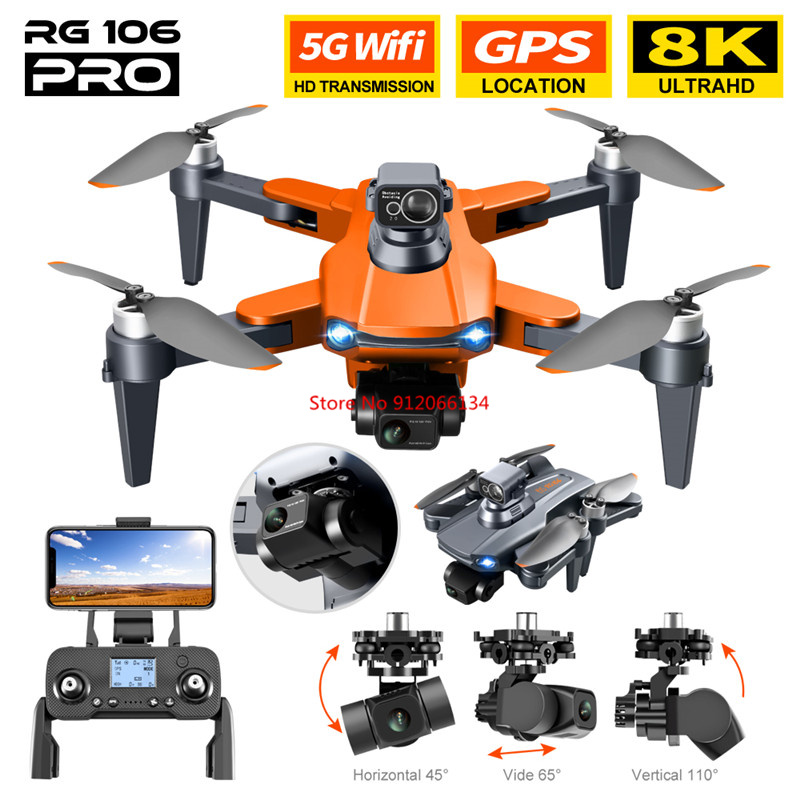 8K ESC Camera GPS Obstacle Avo - Drone Gimbal 3 Axis 评论和价格