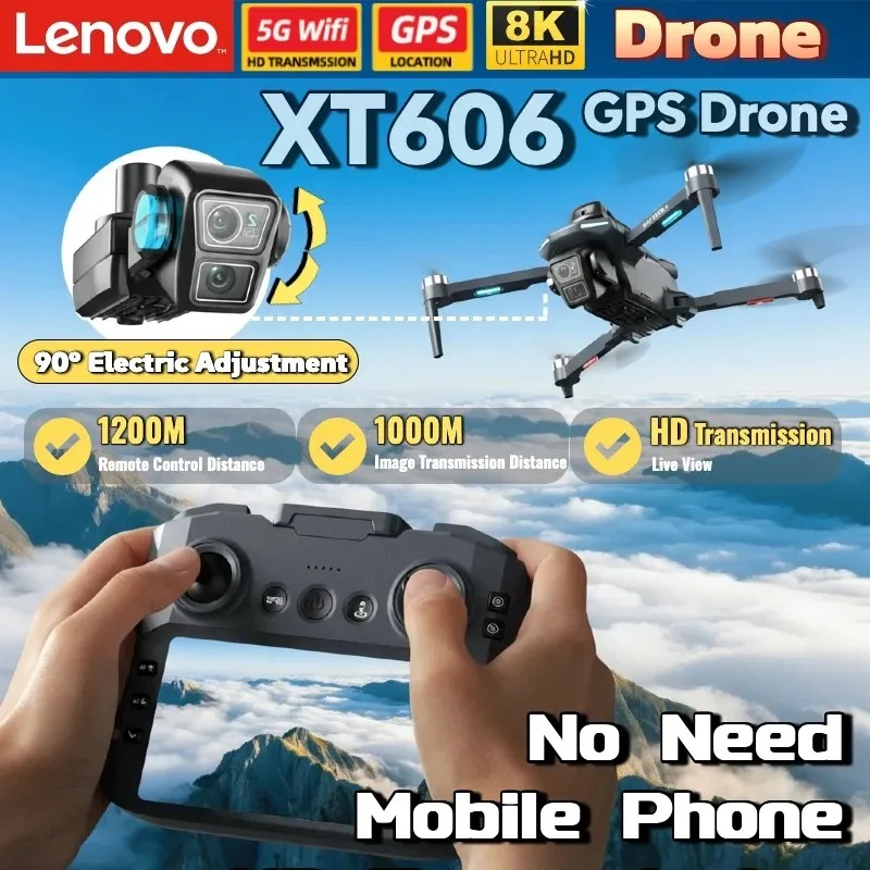 Lenovo XT606 GPS Drone Brushle - Drone Gimbal Mount 评论和价格