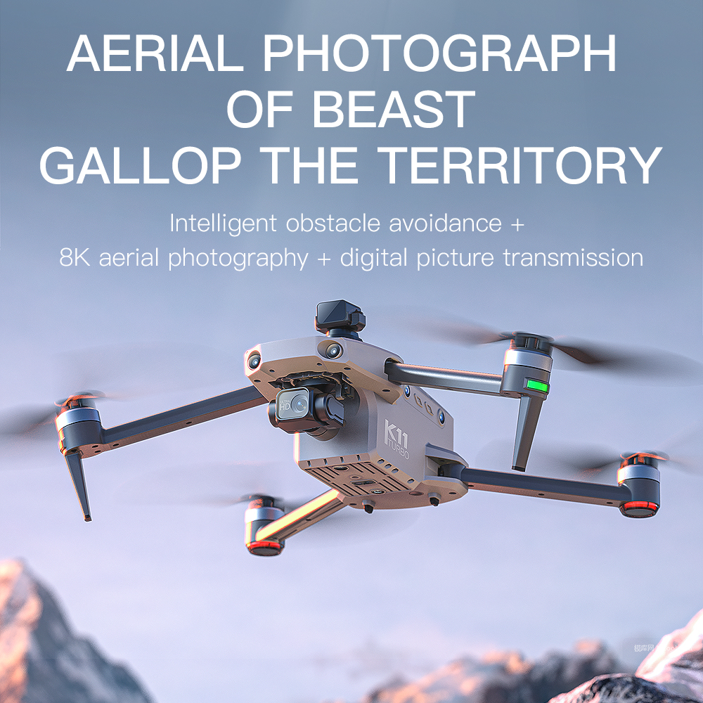 K11 Tubro Dual Camera GPS Dron - Drone Gimbal Mount 评论和价格