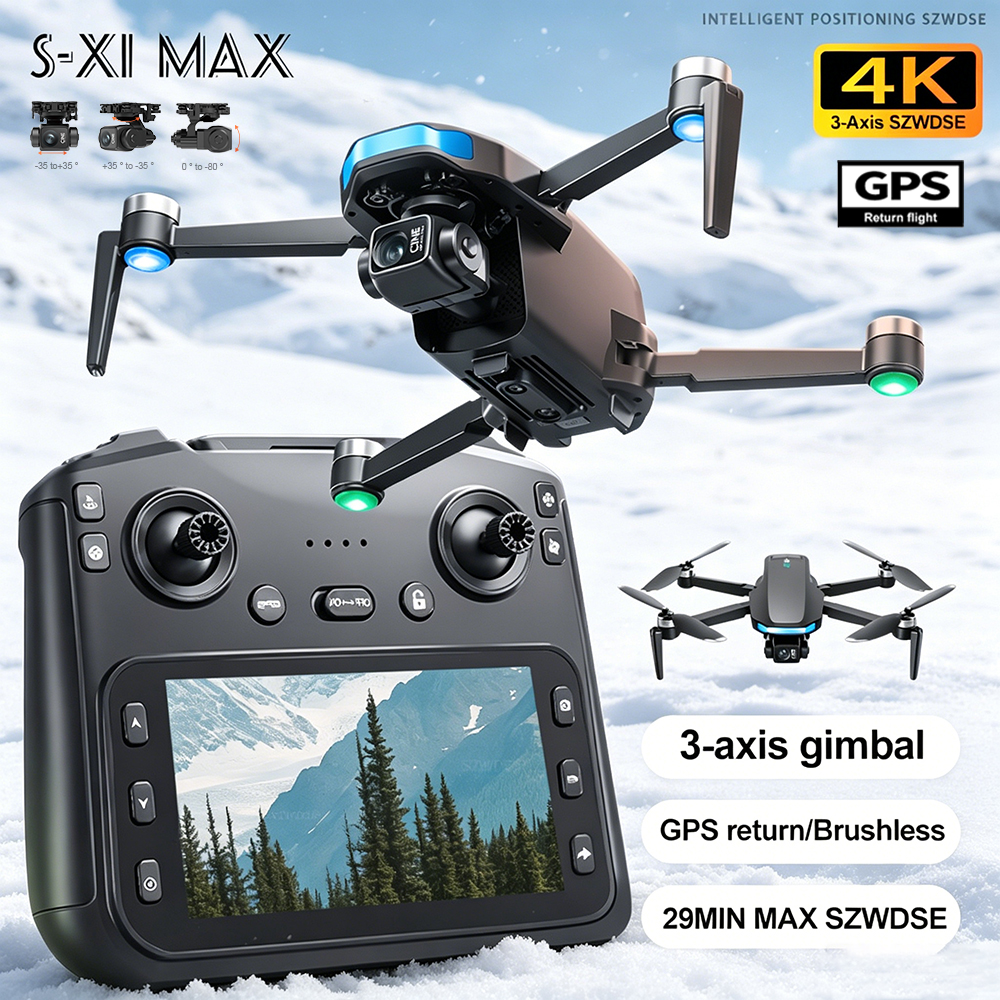 New S-X1 MAX Drone GPS 8K Prof - Drone Gimbal Case 评论和价格